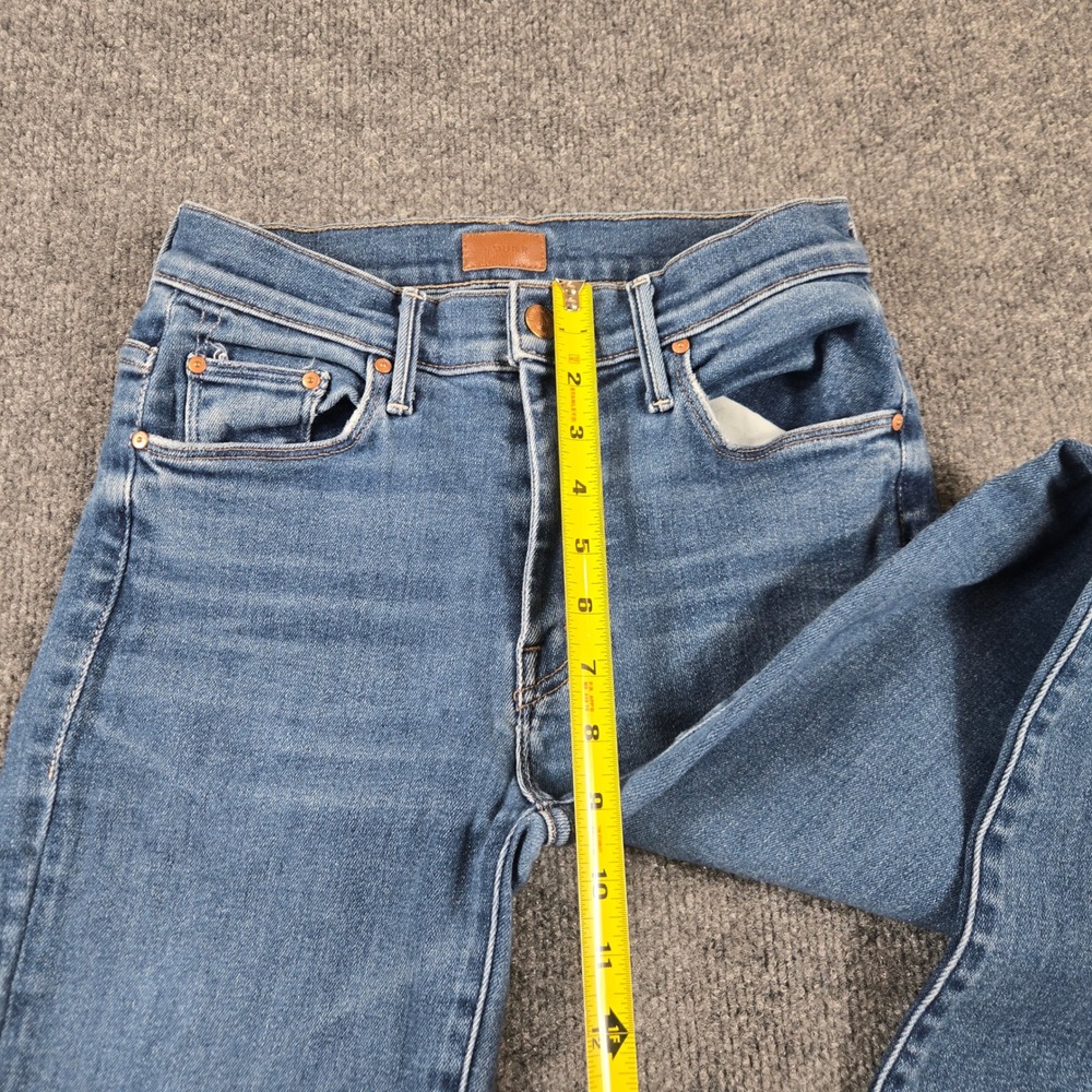 Mother Flare Jeans Womens 26 Blue High Rise Medium Wash Denim - Picture 12 of 14